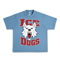 Pebble Blue Fairbanks Ice Dogs Urban Heavy Tee - ArtChic