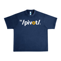 Navy The Pivot Podcast Urban Heavy Tee - ArtChic