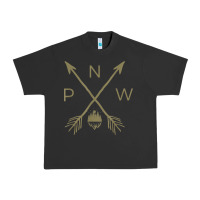 Pigment Black pacific northwest mountain  cool pnw pacific northwest t shirt Urban Heavy Tee - ArtChic