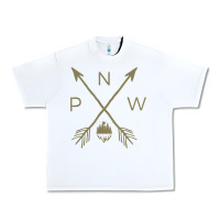 White pacific northwest mountain  cool pnw pacific northwest t shirt Urban Heavy Tee - ArtChic