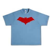 Pebble Blue red hood Urban Heavy Tee - ArtChic