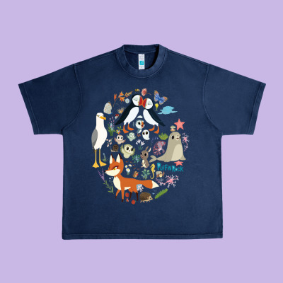 Puffin Rock Gift For Fans Puffin Rock Characters Urban Heavy Tee Designed By Artchic