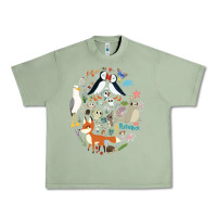 Oil Green Puffin Rock gift for fans puffin rock characters Urban Heavy Tee - ArtChic