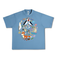 Pebble Blue Puffin Rock gift for fans puffin rock characters Urban Heavy Tee - ArtChic