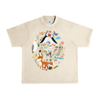 Sandshell Puffin Rock gift for fans puffin rock characters Urban Heavy Tee - ArtChic