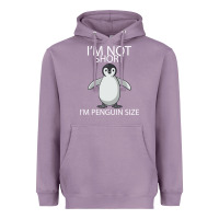 Lavender I'm Not Short I'm Penguin Size Heavyweight Hoodie - Bettercallsaul