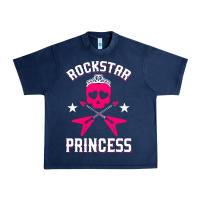 Navy rockstar Urban Heavy Tee - ArtChic