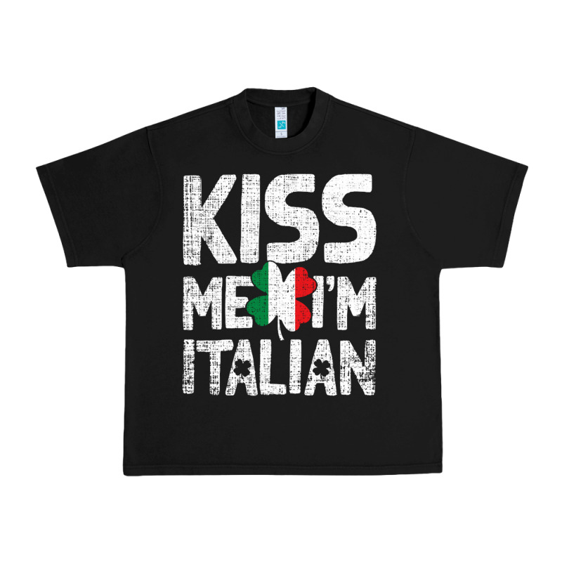 Kiss Me I'm Italian Urban Heavy Tee by ArtChic | Teevron