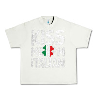 Pistachio Kiss Me I'm Italian Urban Heavy Tee - ArtChic