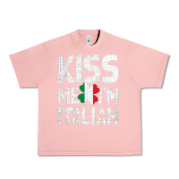Salmon Kiss Me I'm Italian Urban Heavy Tee - ArtChic