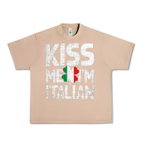 Burro Kiss Me I'm Italian Urban Heavy Tee - ArtChic