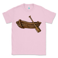 Bubblegum Pink rowboat Classic Tee - BarkalooDesign