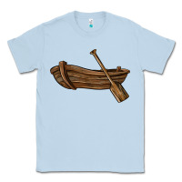 Dusty Blue rowboat Classic Tee - BarkalooDesign