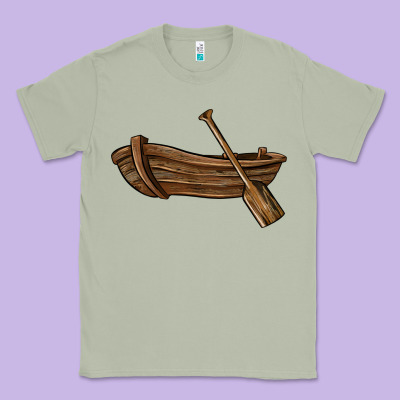 Rowboat Classic Tee Designed By Barkaloodesign