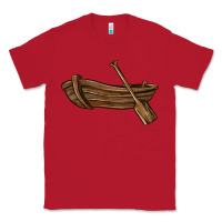 Red rowboat Classic Tee - BarkalooDesign