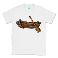 White rowboat Classic Tee - BarkalooDesign