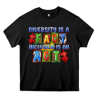 Black diversity is a fact indesion is an act Heavy Core Tee - FaDigitalArtStudio