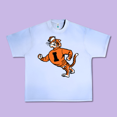 Vintage Walking Angry Tiger Idaho State Urban Heavy Tee Designed By Artchic