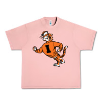 Salmon Vintage Walking Angry Tiger Idaho State Urban Heavy Tee - ArtChic