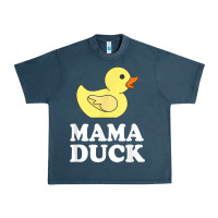Midnight Navy mama duck t shirt funny mother bird gift Urban Heavy Tee - ArtChic