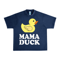 Navy mama duck t shirt funny mother bird gift Urban Heavy Tee - ArtChic