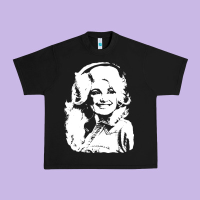 Dolly Parton Distressed Photo Urban Heavy Tee Designed By Artchic