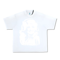 White dolly parton distressed photo Urban Heavy Tee - ArtChic
