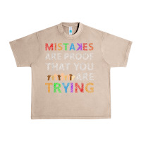 French Oak mistakes are proof that you are trying teacher inspirational t shirt Urban Heavy Tee - StudioElite