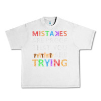 Lunar Rock mistakes are proof that you are trying teacher inspirational t shirt Urban Heavy Tee - StudioElite