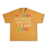 Peanut Butter mistakes are proof that you are trying teacher inspirational t shirt Urban Heavy Tee - StudioElite