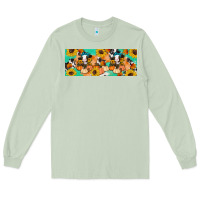 Matcha Cow fall pumpkin Long Sleeve Tee - Artiststas