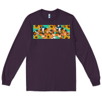 Plum Cow fall pumpkin Long Sleeve Tee - Artiststas
