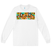White Cow fall pumpkin Long Sleeve Tee - Artiststas