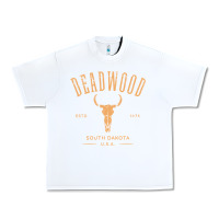 White deadwood south dakota usa vintage distressed style design long sleeve Urban Heavy Tee - StudioElite