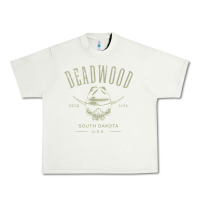 Pistachio deadwood south dakota usa distressed skull design souvenir premium t s Urban Heavy Tee - StudioElite