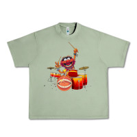 Oil Green The muppets animal drummer Urban Heavy Tee - StudioElite