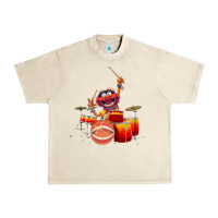 The Muppets Animal Drummer Urban Heavy Tee | Teevron