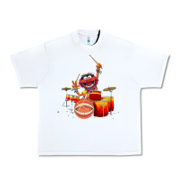 White The muppets animal drummer Urban Heavy Tee - StudioElite