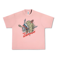 Salmon trust the government skull native american chief native t shirt Urban Heavy Tee - StudioElite