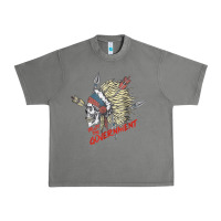 Tornado trust the government skull native american chief native t shirt Urban Heavy Tee - StudioElite