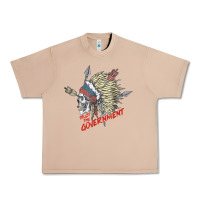 Burro trust the government skull native american chief native t shirt Urban Heavy Tee - StudioElite