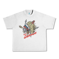Lunar Rock trust the government skull native american chief native t shirt Urban Heavy Tee - StudioElite