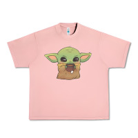 Salmon Baby yoda Urban Heavy Tee - StudioElite