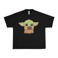Black Baby yoda Urban Heavy Tee - StudioElite