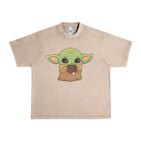 French Oak Baby yoda Urban Heavy Tee - StudioElite