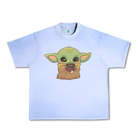 Grape Ice Baby yoda Urban Heavy Tee - StudioElite