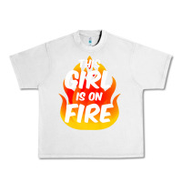 Lunar Rock This Girl Is On Fire Fierce Lady Woman Power Go Girls Fiery Urban Heavy Tee - StudioElite