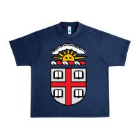 Navy brown university Urban Heavy Tee - StudioElite