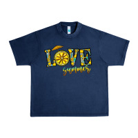 Navy love summer Urban Heavy Tee - CowhideDigitalArt