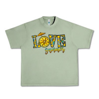 Oil Green love summer Urban Heavy Tee - CowhideDigitalArt
